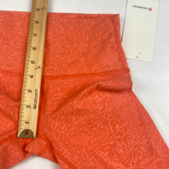 NWT Lululemon Wunder Train High-Rise Tight Women's Size 2 Orange - Picture 13 of 14